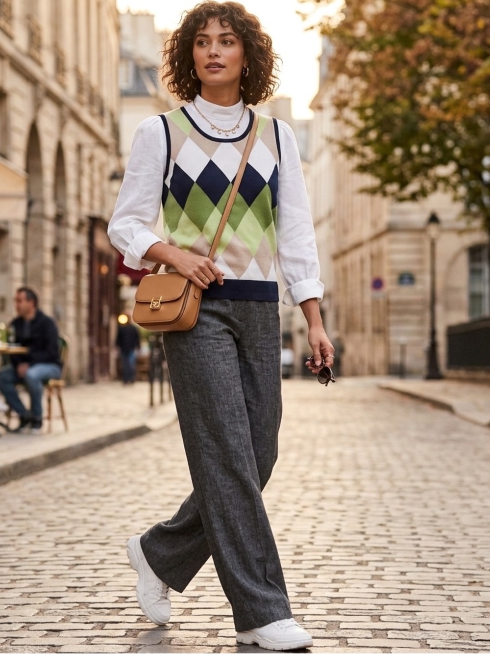 Talbots Argyle Vest